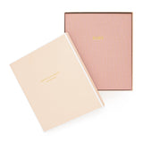 Baby Book || Rose Linen Pale Pink