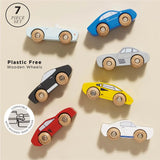 Classic Wooden Sports Car Set