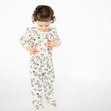 Velour Magnetic Footie || Autumn