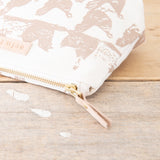 Hen House Laura Bag || Navy, Red Zip