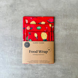 Organic Beeswax Food Wrap Set || Blue Flowers