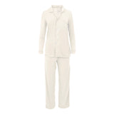 Women's Bamboo L/S Collared Pj Set || Naturalm