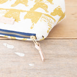 Hen House Laura Bag || Navy, Red Zip