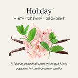 Holiday Deodorant Cream || Peppermint Vanilla