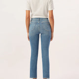 Mara Straight Mid Rise Instasculpt Ankle Jeans || Airway