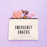 Large Canvas Pouch || Emergency Snacks
