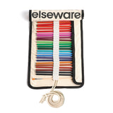 Watercolor Pencils with Canvas Roll Up Case