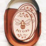 Vinyl Sticker || Bee Kind