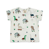 Skater Dino Baby Pocket Tee & Shorts Set