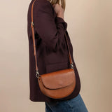 Ava Handbag || Cognac Leather