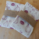 Handprinted Cotton Kitchen Towel || Fig