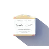 Handmade Tallow and Goat Milk Soap Bar || Lavender & Mint