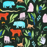 Gift Wrap Roll || Tropical Jungle Animals