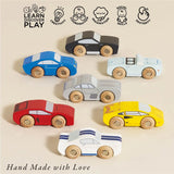 Classic Wooden Sports Car Set