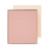 Baby Book || Rose Linen Pale Pink