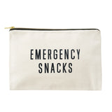 Large Canvas Pouch || Emergency Snacks
