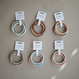Pearl Teething Bracelet Set || Lilac, Cyan, Soft Peach