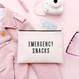 Large Canvas Pouch || Emergency Snacks