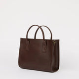 Jackie Midi Tote Bag || Chocolate Classic Leather