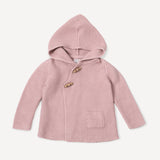 Milan Earthy Hooded Button Sweater || Oatmeal Heather
