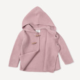 Milan Earthy Hooded Button Sweater || Oatmeal Heather