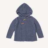 Milan Earthy Hooded Button Sweater || Oatmeal Heather