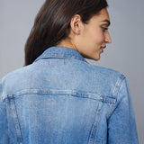 Vika Jacket Classic Denim || Droplet