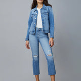 Vika Jacket Classic Denim || Droplet