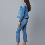 Vika Jacket Classic Denim || Droplet