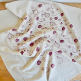 Handprinted Cotton Kitchen Towel || Fig