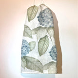 Organic Linen Tea Towel || Hydrangea