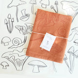 Linen Tea Towel || Mushrooms