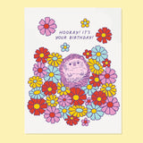 Birthday Greeting Card || Hedgehog
