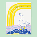 Birthday Greeting Card || Goose