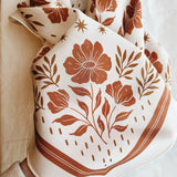 Silk Bandana Scarf || Desert Floral