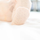 Organic Pointelle 2 Way Zipper Footie || Cotton Candy