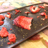 Organic Chocolate Bar || Fennel Pollen & Strawberries