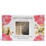 Exfoliating Soap Saving Cloth Pouch Set || Natural Agave