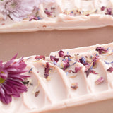 Handmade Tallow & Goat Milk Soap Bar || Wild Rose & Honey