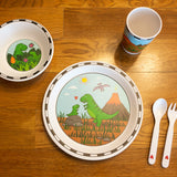 Bamboo Dish Set || Dino