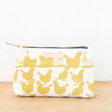 Hen House Laura Bag || Navy, Red Zip