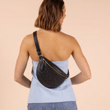 Ray Bum Bag || Woven Soft Grain Leather