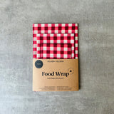 Organic Beeswax Food Wrap Set || Blue Flowers