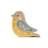 Little Lights Mini Bird Lamp || Khaki & Mustard
