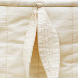 Set Of Two Quilted Baskets || Natural