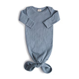 Ribbed Knotted Baby Gown || Tradewinds