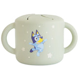 Bluey & Mushi Silicone Snack Cup || Bluey & Ivory