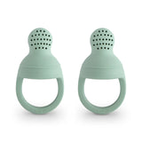 Silicone Fresh Food Feeder Set || Cambridge Blue