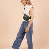 Beck's Bum Bag || Pine Green Classic Leather