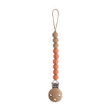 Eva Silicone Pacifier Clip || Clementine